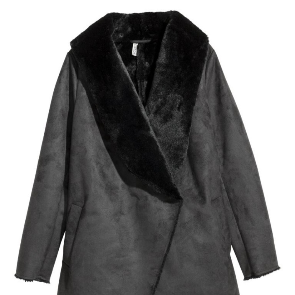 Wool-blend double-breasted coat - Picture 2 of 2